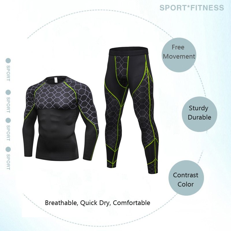 Men's Fitness Clothing Set